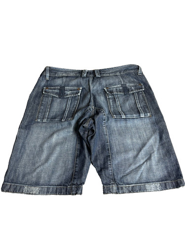 Y2k denim cargo shorts vintage - denim,